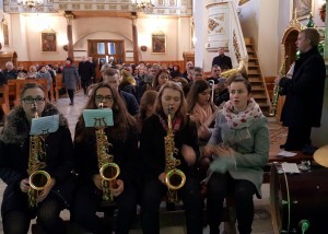 Koncert Tymbarskiego Tonu w tymbarskim kościele - 22.01.2017