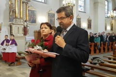 Życzenia dla księży prałatów Józefa Leśniaka i Edwarda Nylca_Moment