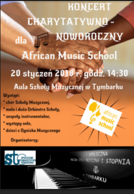 Szkoła Muzyczna zaprasza na Koncert Charytatywno-Noworoczny