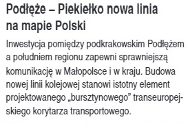 Polskie Koleje Państwowe o linii kolejowej Podłęże – Piekiełko
