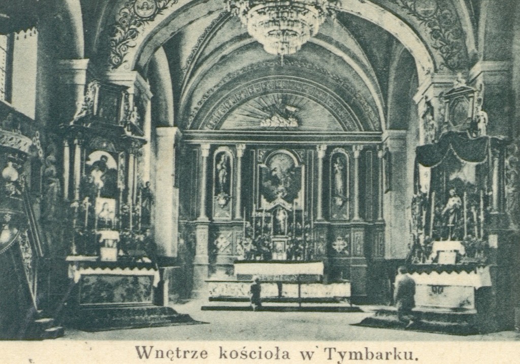 Wnętrze kościoła parafialnego w Tymbarku