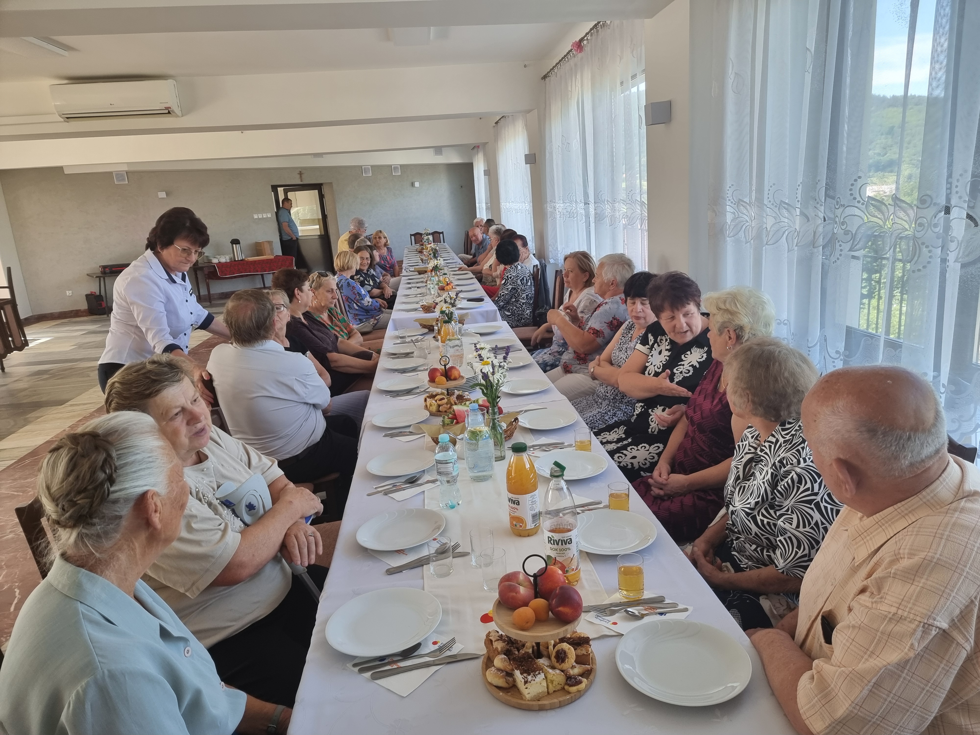 Drugie spotkanie w 2025 r. Seniorów w ramach projektu realizowanego przez KGW Tymbark z Fundacją Biedronka