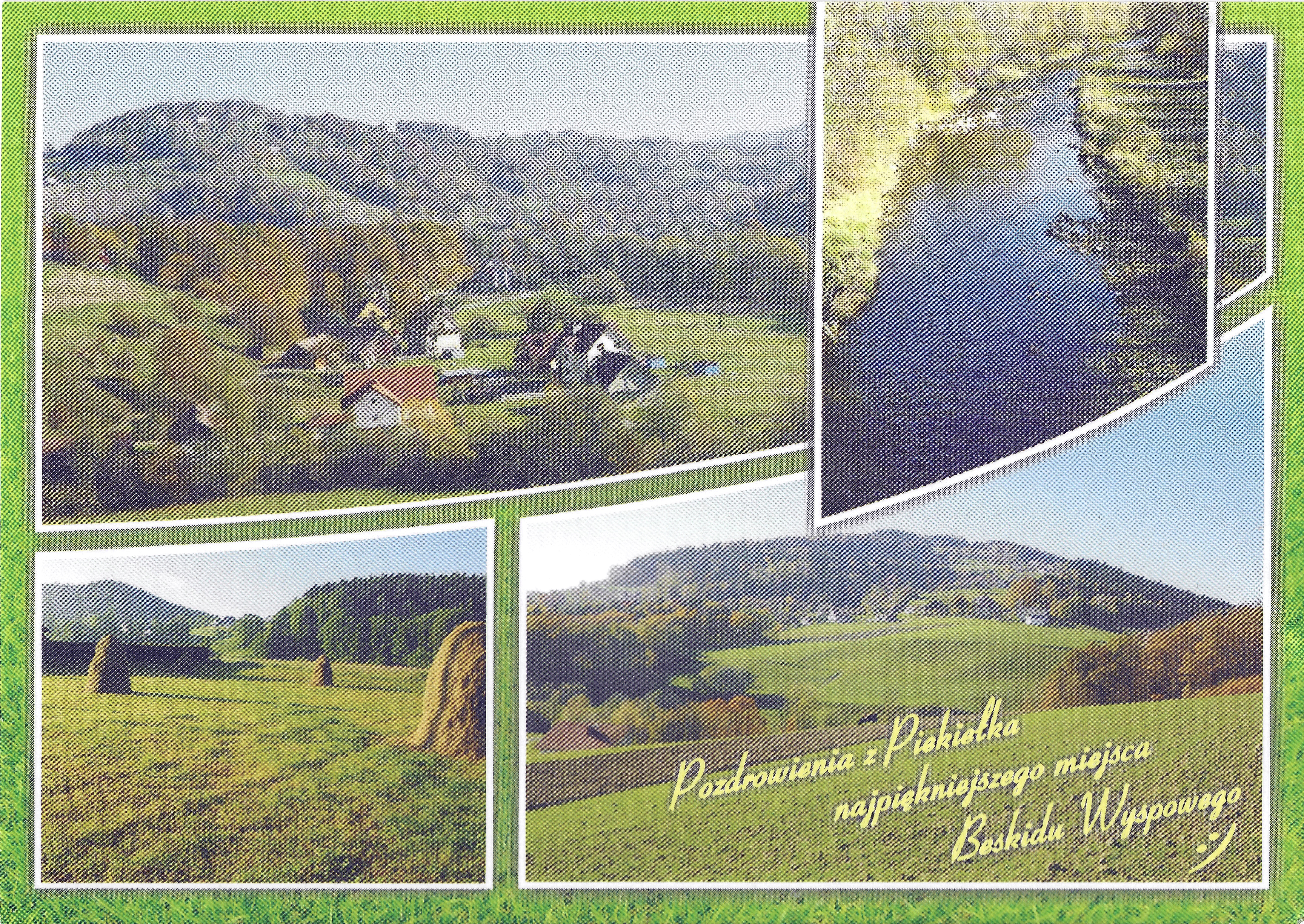 Piekiełko – widokówka sprzed kilku laty wydana przez OSP Piekiełko