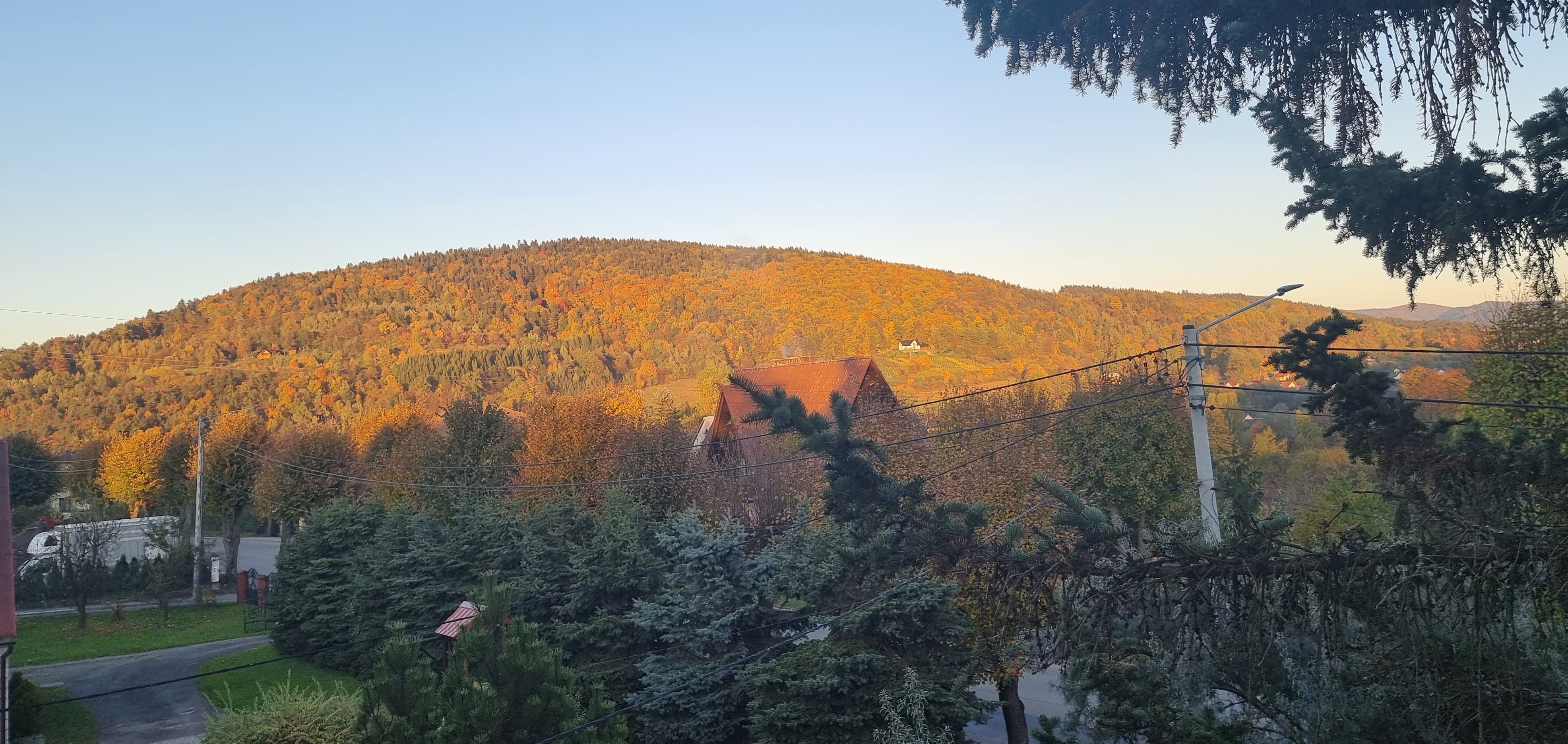 Inna odsłona jesiennej góry Paproć