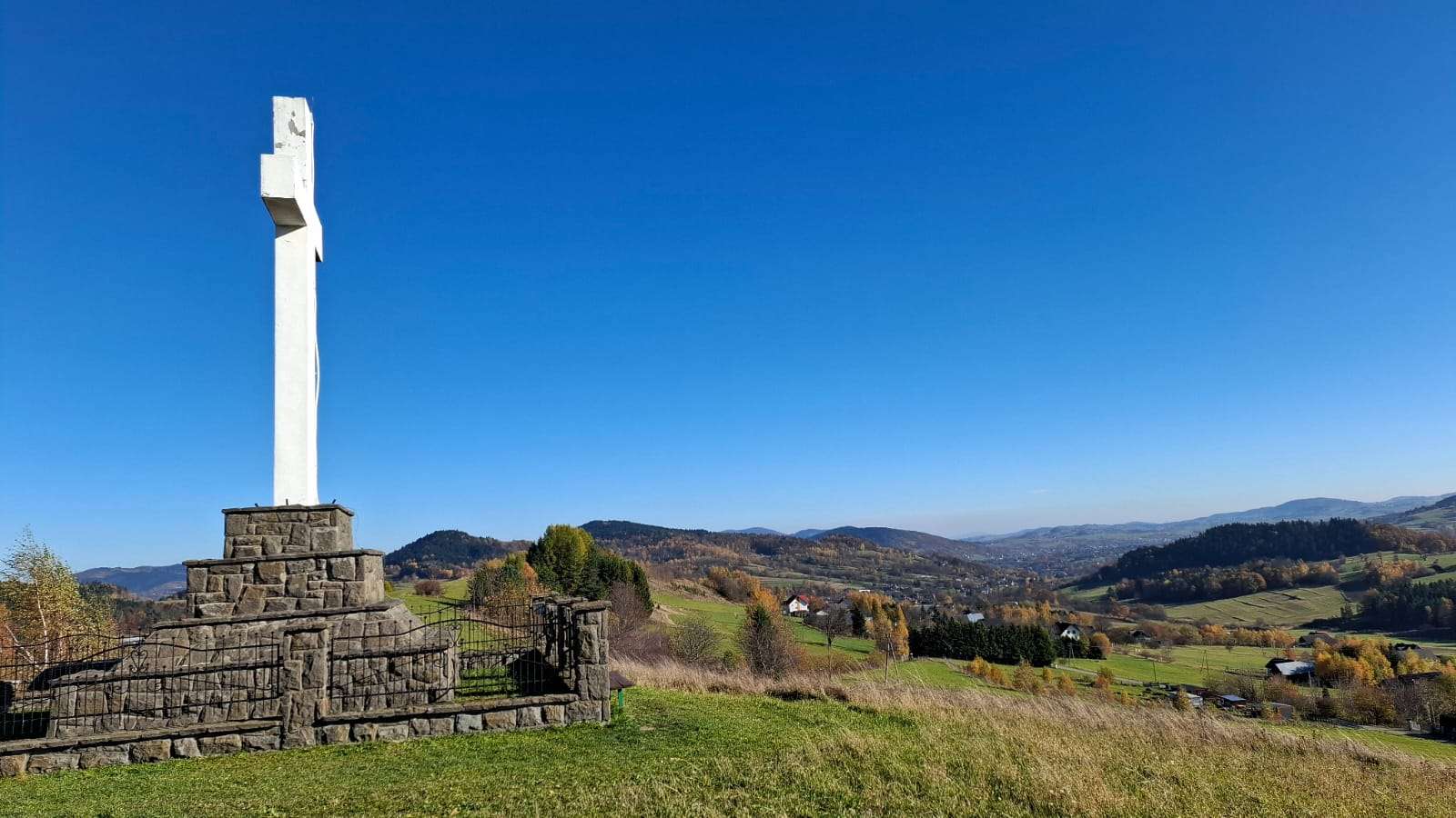Wspomnienie z ubiegłego, słonecznego, tygodnia – wycieczka rowerowa na krzyż na Wilkowisku