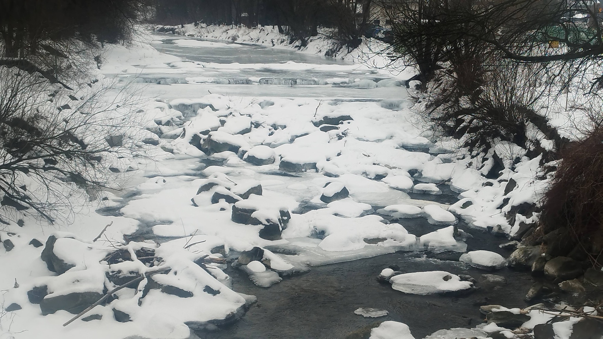 Tymbark, zima w styczniu 2026 roku