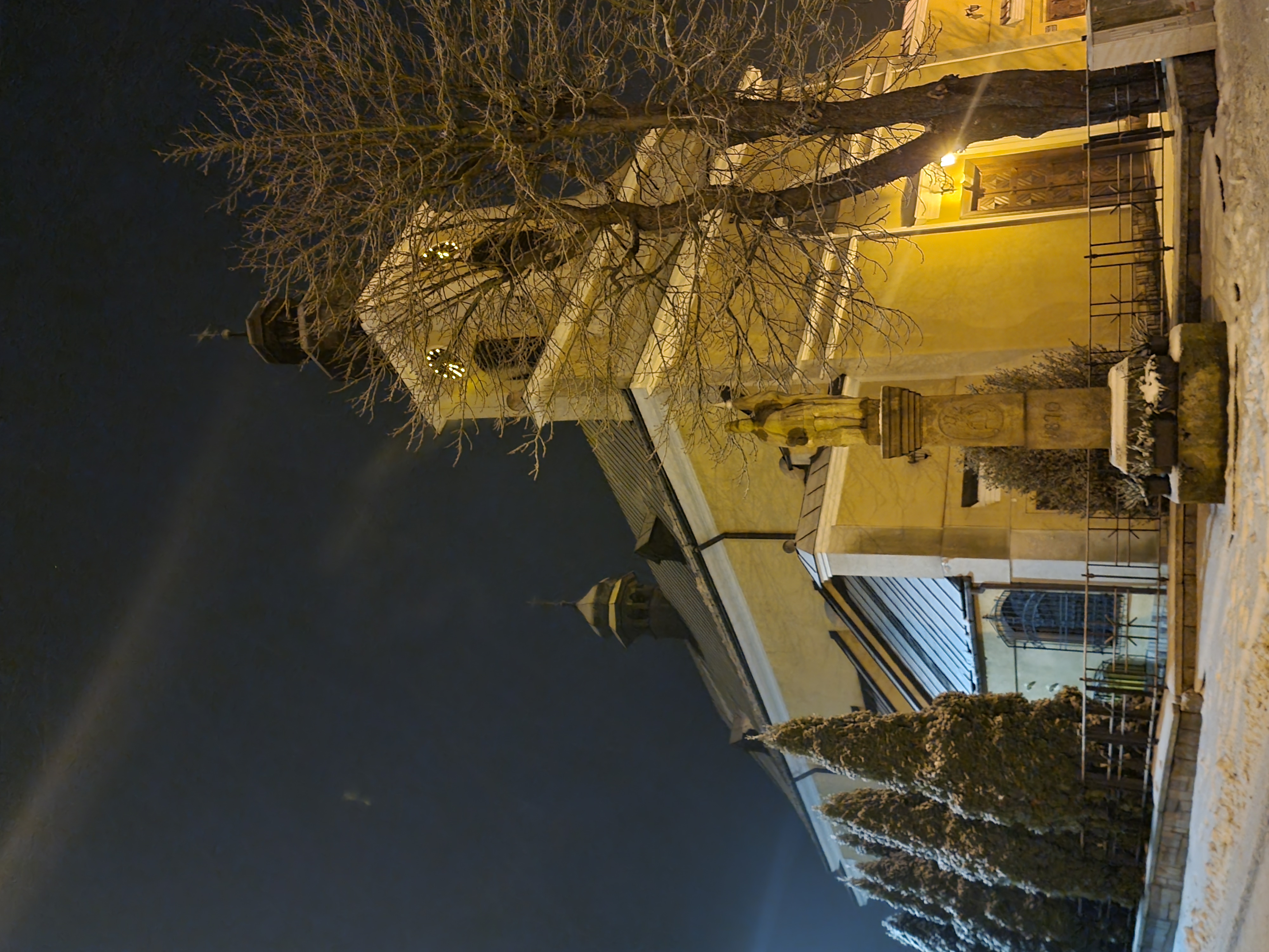 Zimowe fotki z centrum Tymbarku