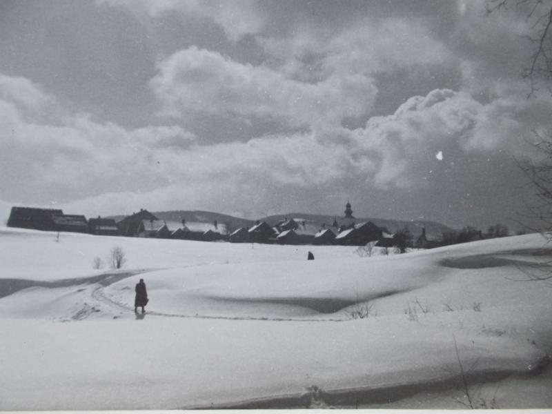 Zima – fotografia z lat 30 XX wieku z KOLEKCJI PRYWATNEJ TYMBARK