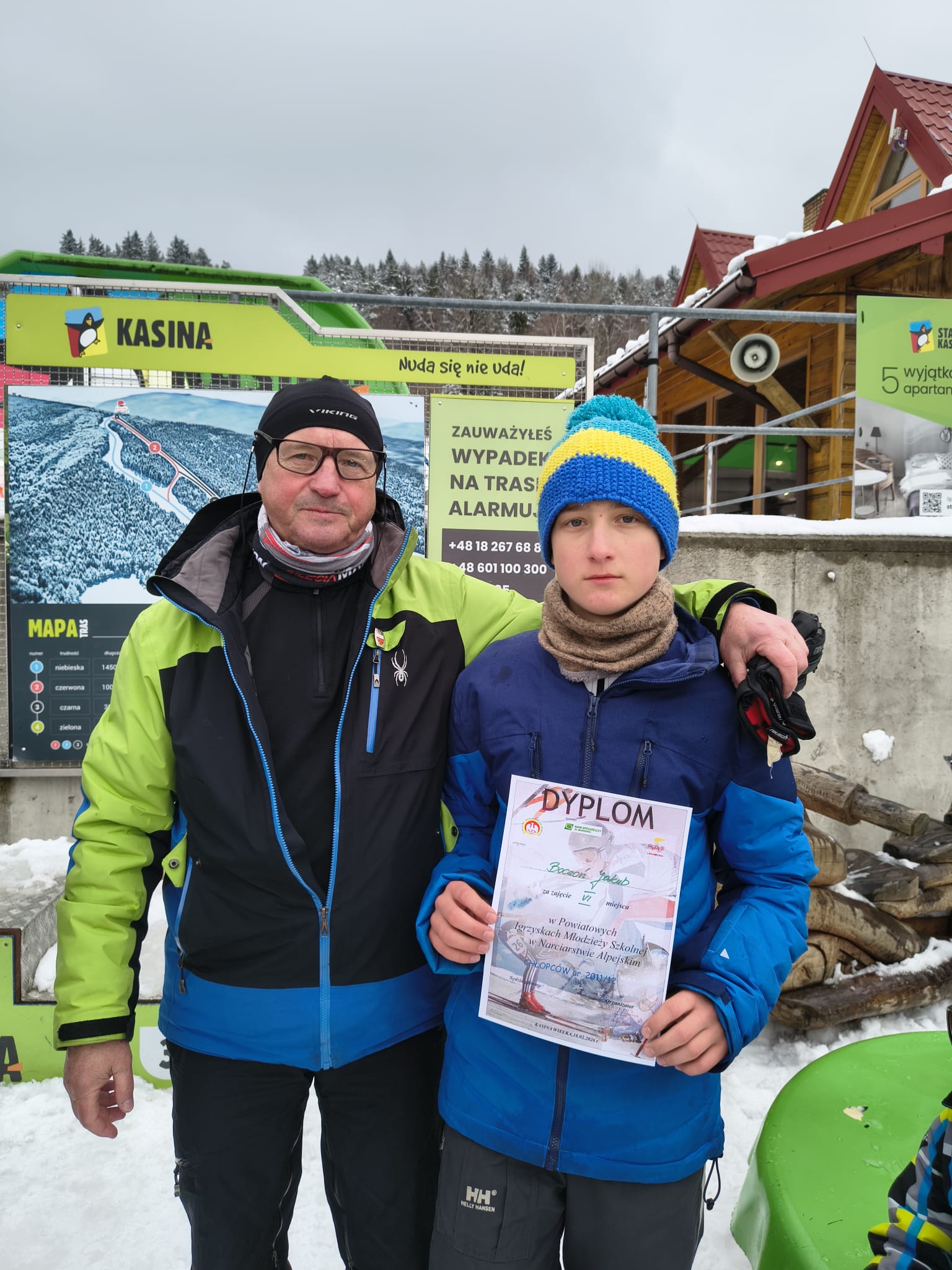Kolejny sukces SP w Tymbarku podczas Powiatowych Igrzysk Młodzieży Szkolnej w narciarstwie alpejskim
