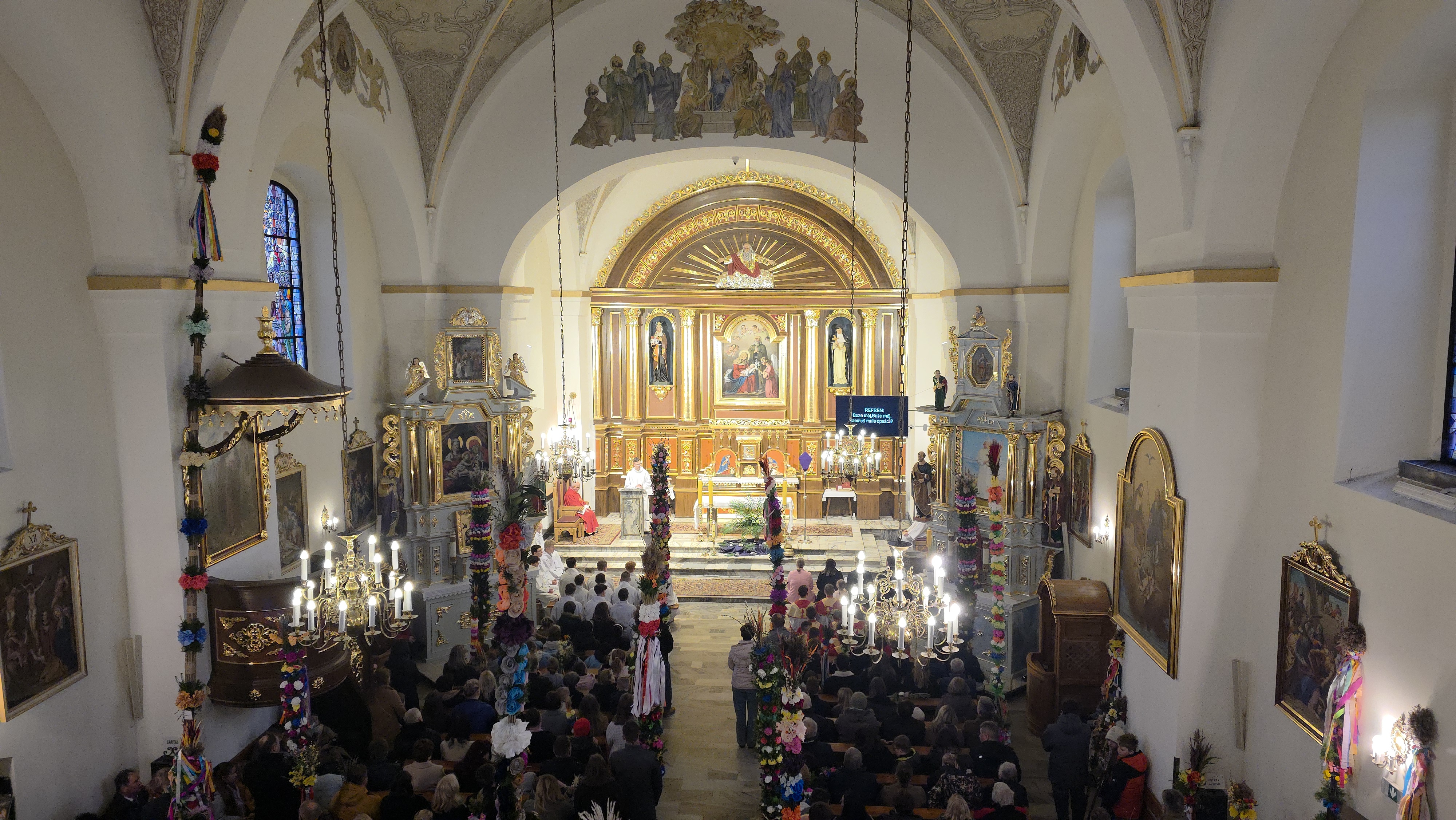 Eucharystia w Niedzielę Palmową w Parafii Tymbark (galeria zdjęć)