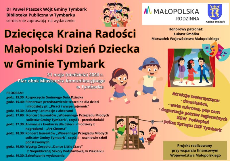 Małopolski Dzień Dziecka w Gminie Tymbark!