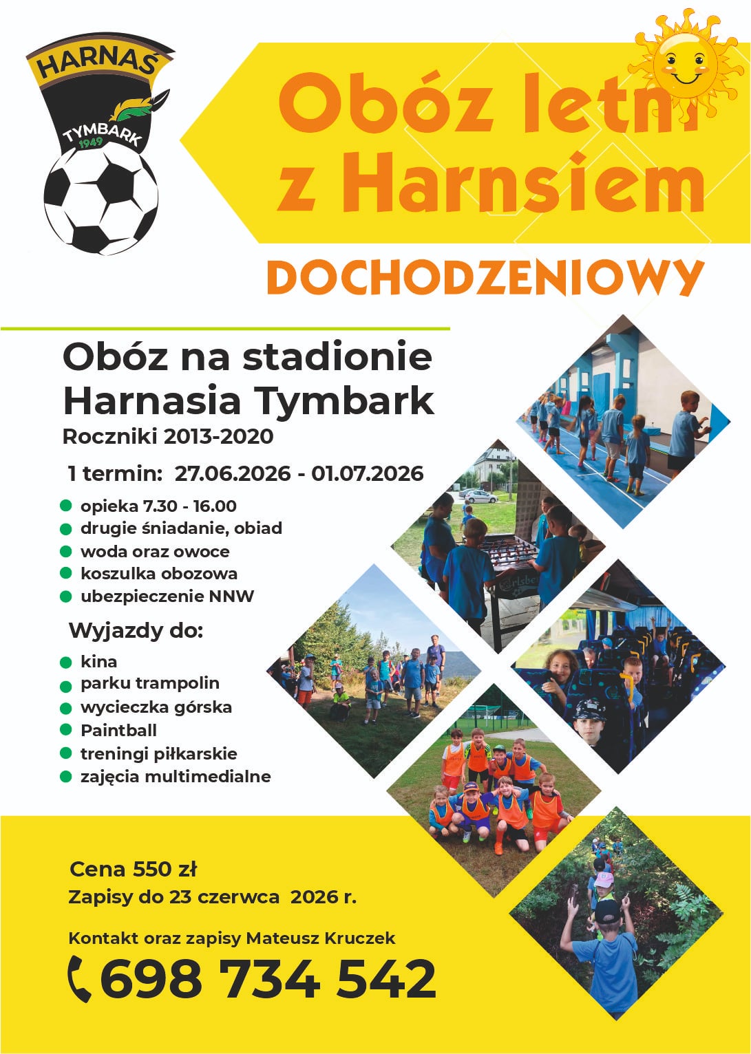 Wakacje coraz bliżej – może wybrać obóz letni z Harnasiem?