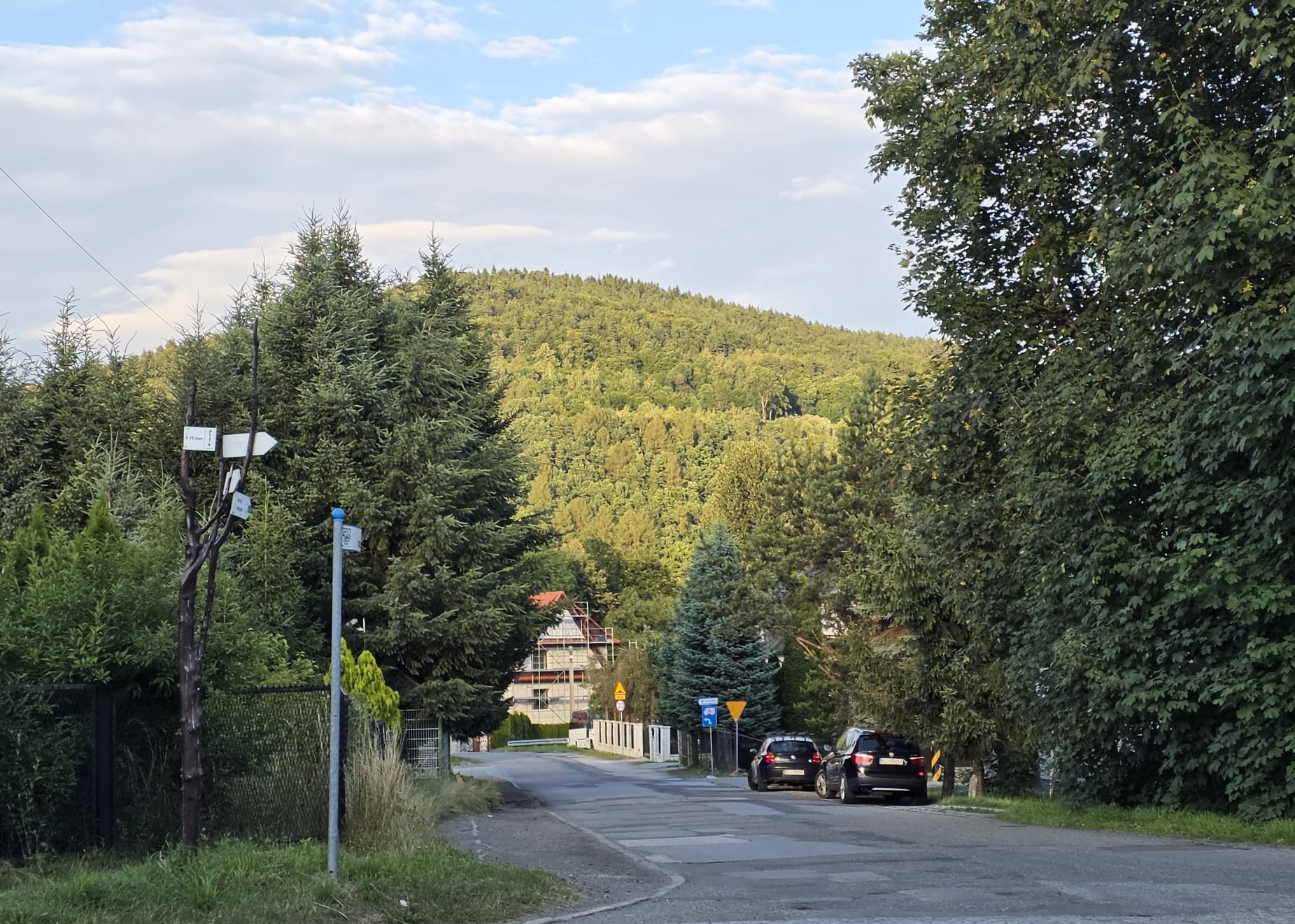 Fotka z Tymbarku, kierunek os.Trawniki