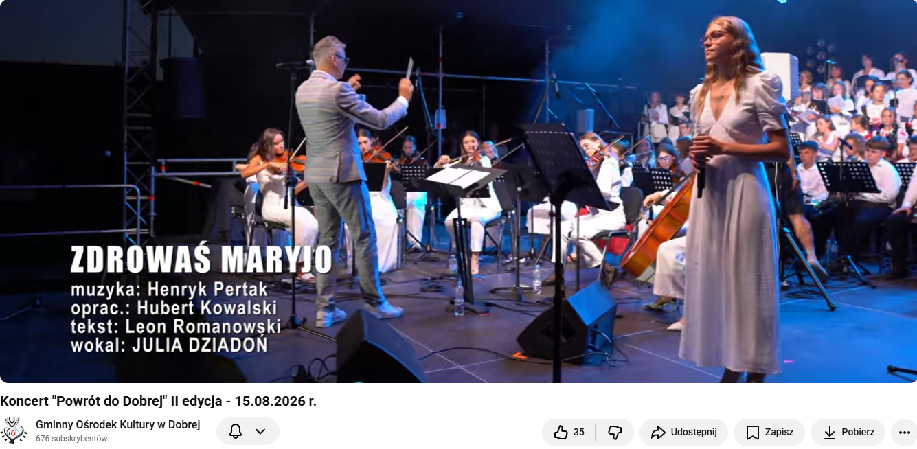 Koncert „Powrót do Dobre” II edycja, również z tymbarskimi artystami