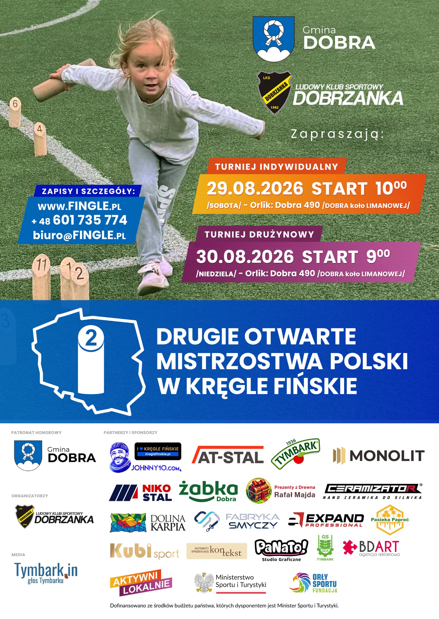 Mistrzostwa Polski w Kręgle Fińskie w Dobrej – zapisy trwają, są jeszcze ostatnie miejsca!