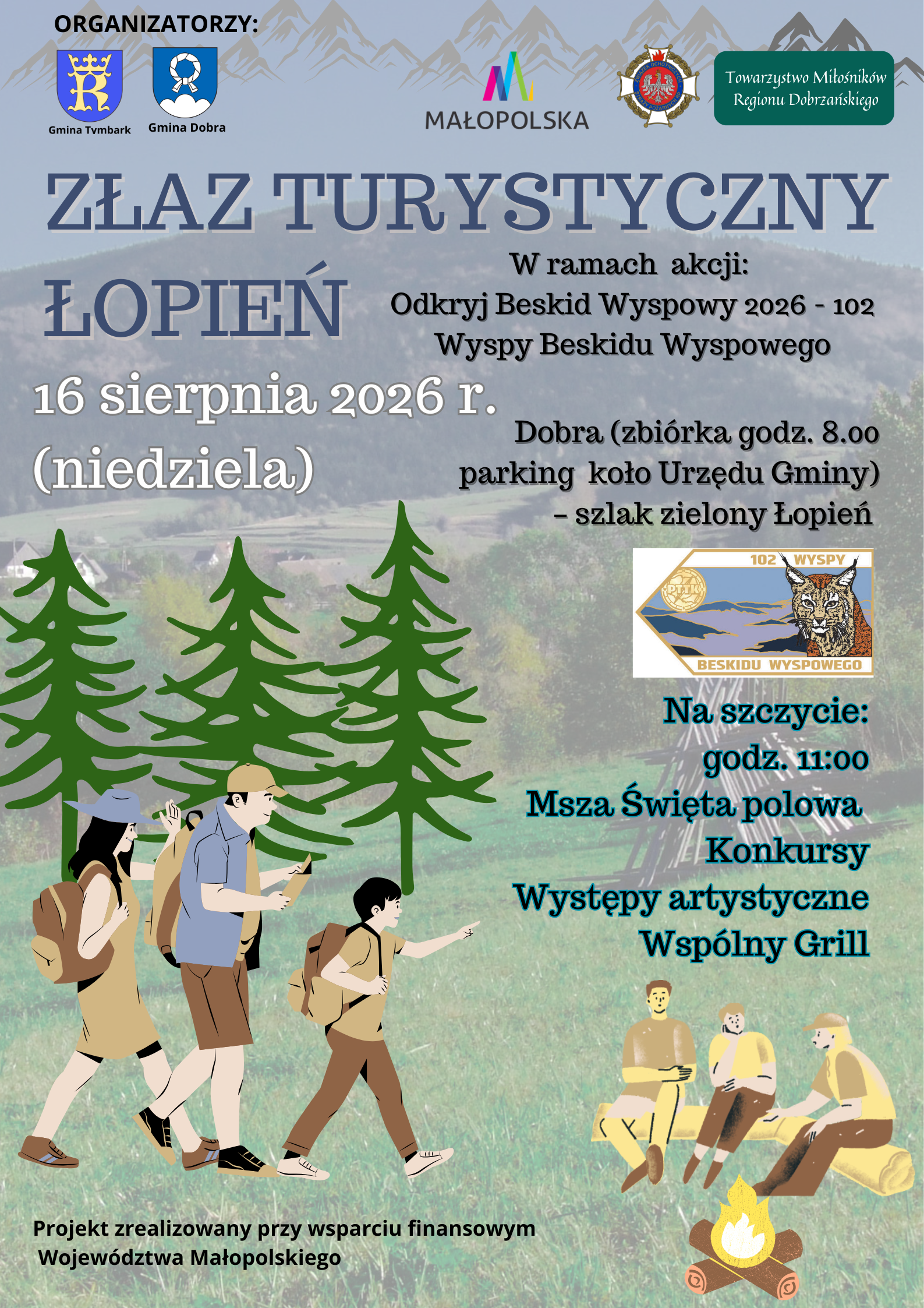 Na następną niedzielę organizatorzy zapraszają na Łopień!