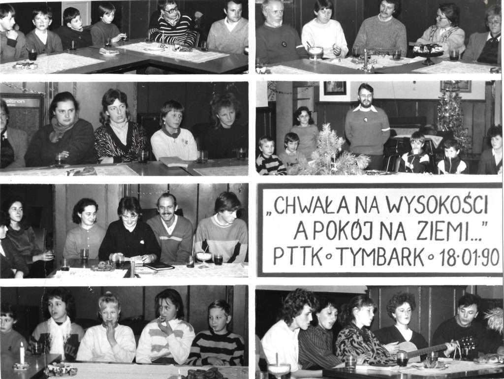 Okruchy historii – PTTK Tymbark, 36 lat temu (fotografia okolicznościowa)
