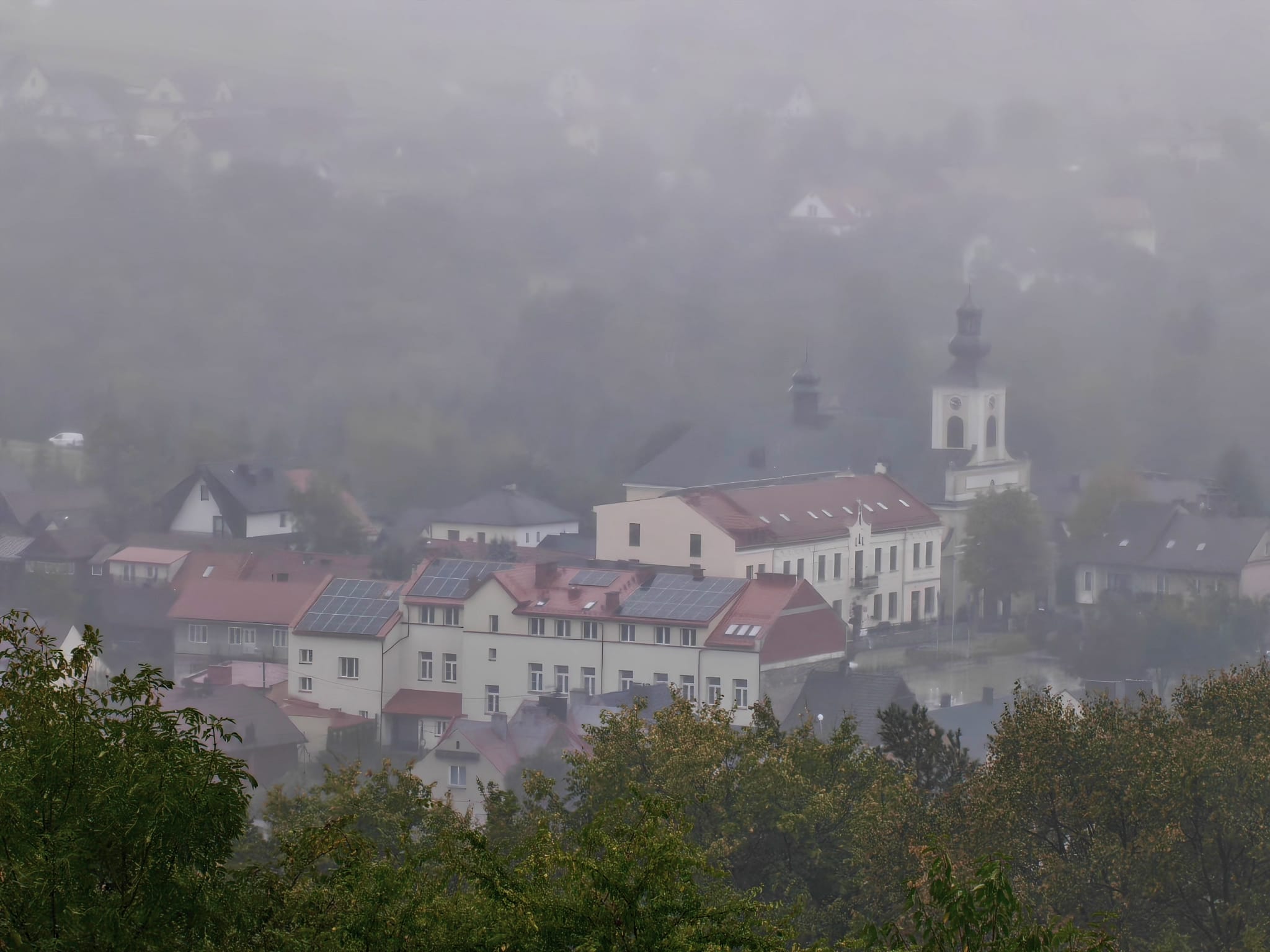 Tymbark, sobota rano