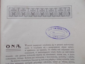34) TYMBARK SZKOLNA BIBLIOTEKA 1904                   