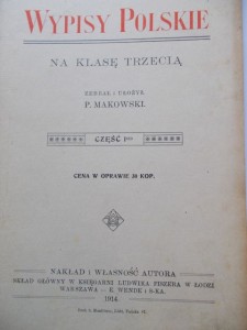 23) WYPISY POLSKIE 1914  